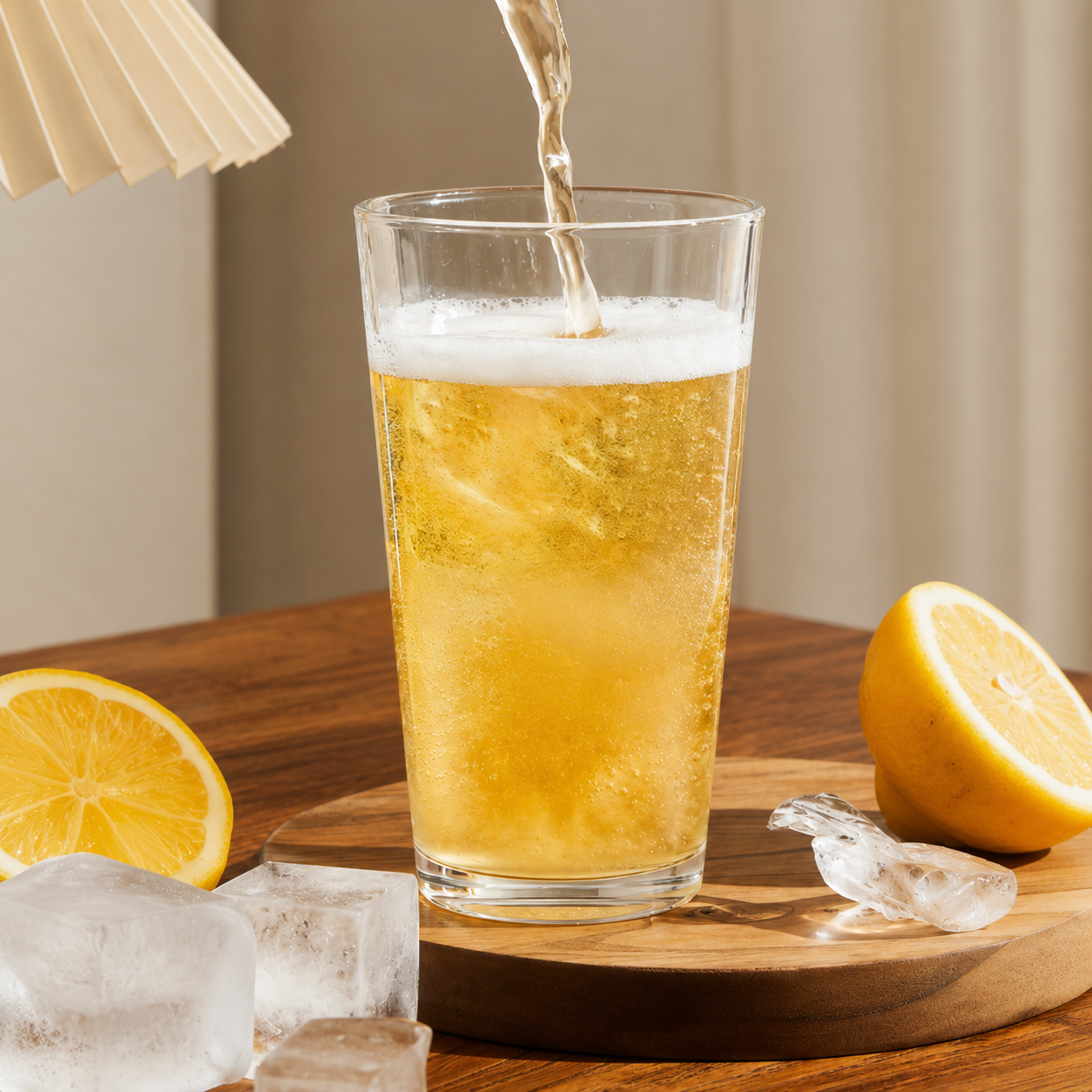 15.2 fl oz Clear Glass Pint Cup, Thick-Wall Tumbler