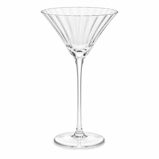 7.8 fl oz Clear Martini Cocktail Glass, Flared Bowl