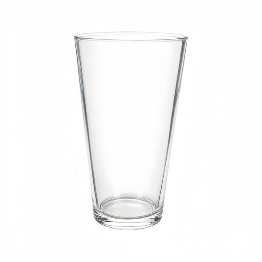 15.2 fl oz Clear Glass Pint Cup, Thick-Wall Tumbler